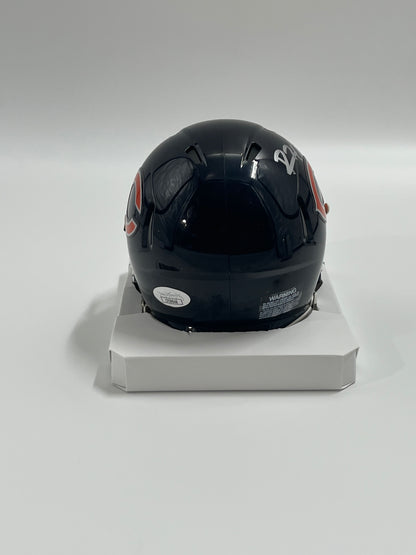 Devin Hester Signed Bears Speed Mini Helmet (JSA)
