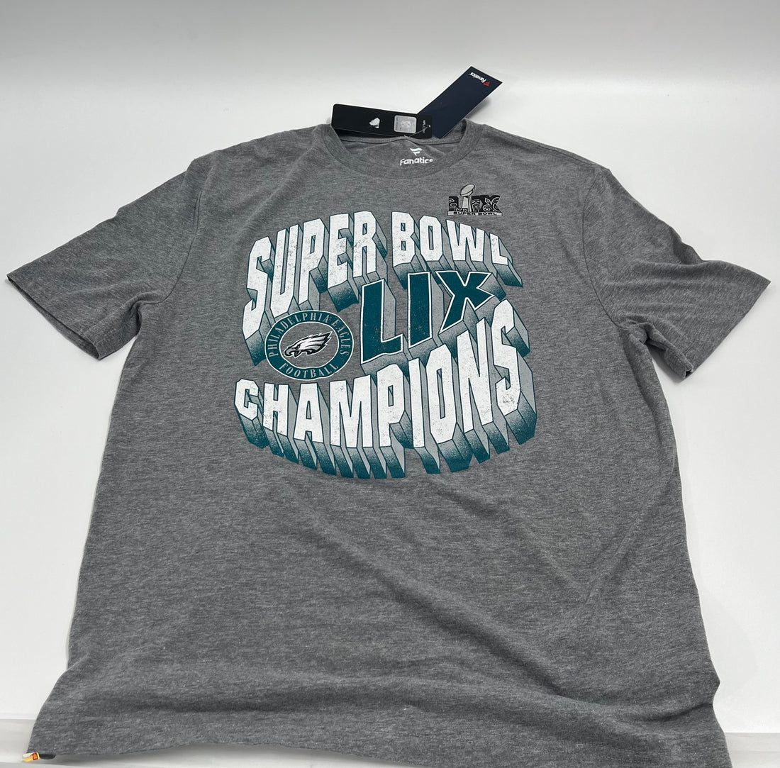 Fanatics NFL Philadelphia Eagles Super Bowl Champions Triblend SS TEE