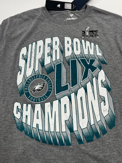 Fanatics NFL Philadelphia Eagles Super Bowl Champions Triblend SS TEE