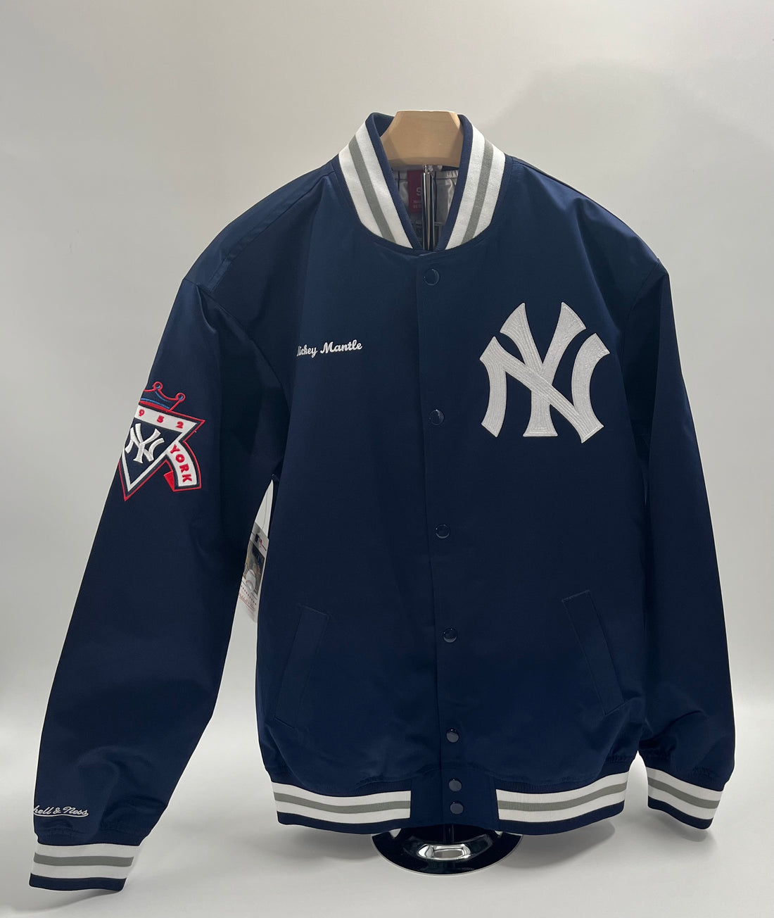 Mickey Mantle, MLB Legends Collection Satin Jacket - New York Yankees