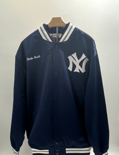 Babe Ruth, MLB Legends Collection Satin Jacket - New York Yankees
