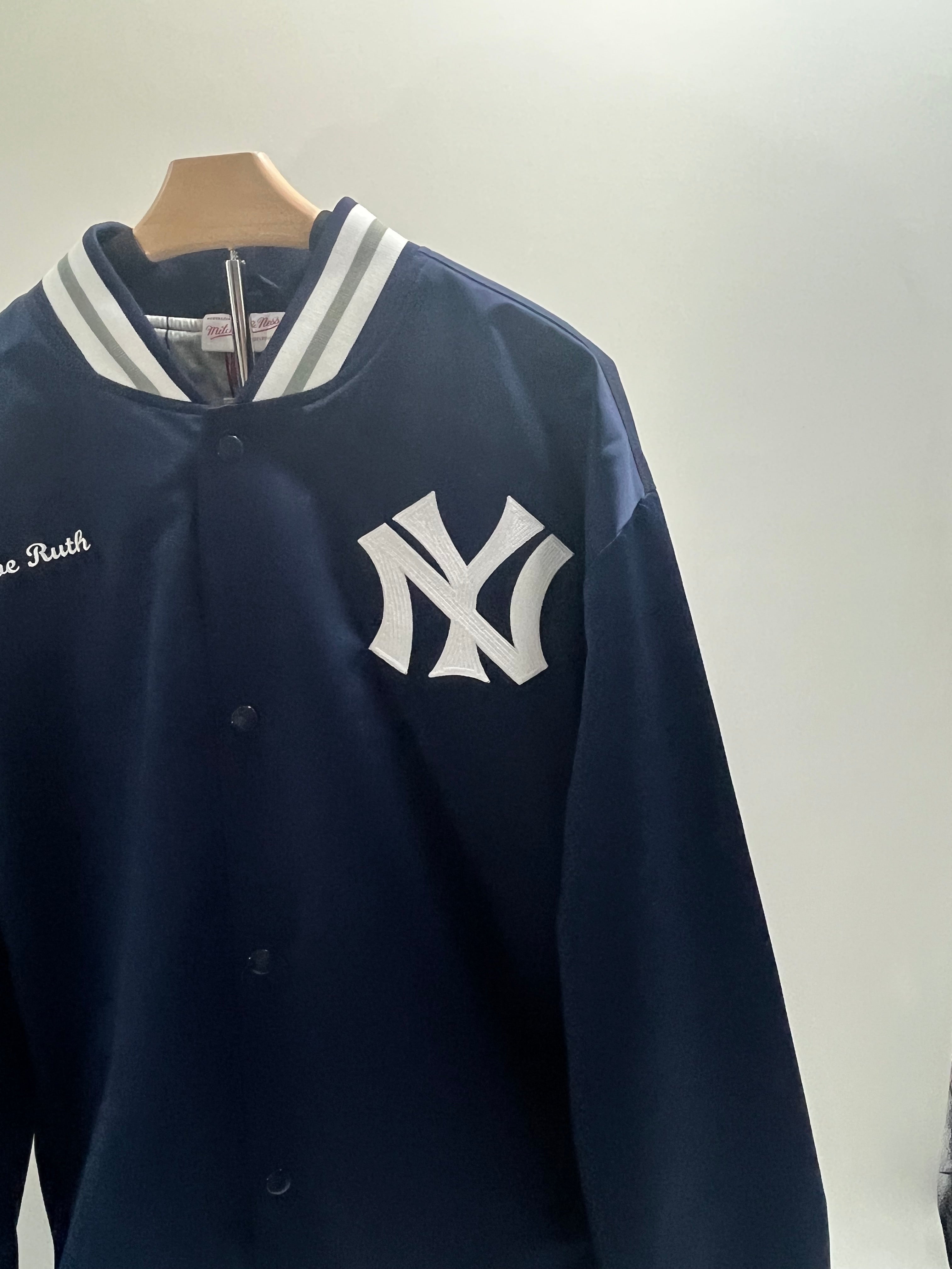 Babe Ruth, MLB Legends Collection Satin Jacket - New York Yankees