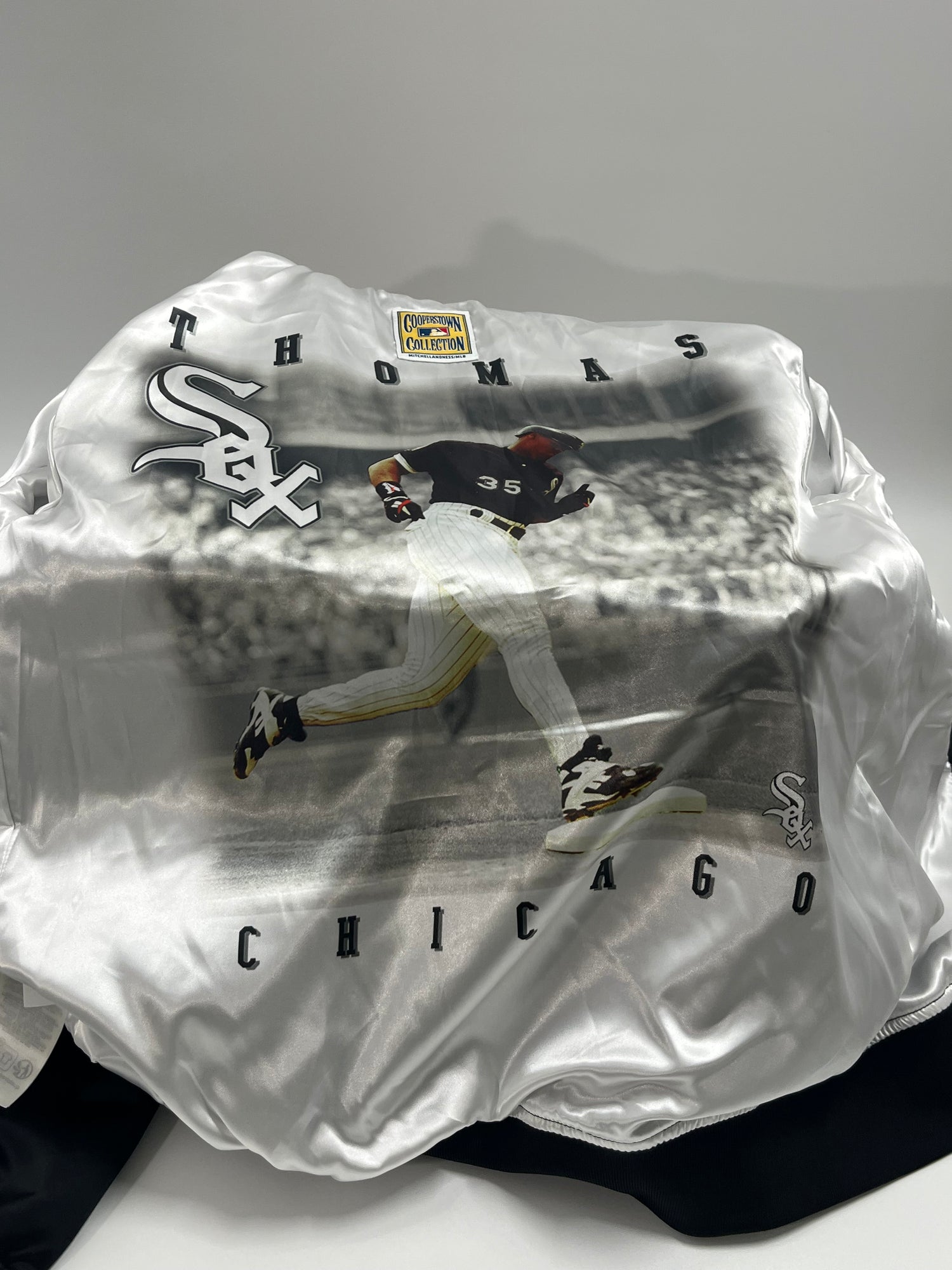 Frank Thomas, MLB Legends Collection Satin Jacket - Chicago White sox