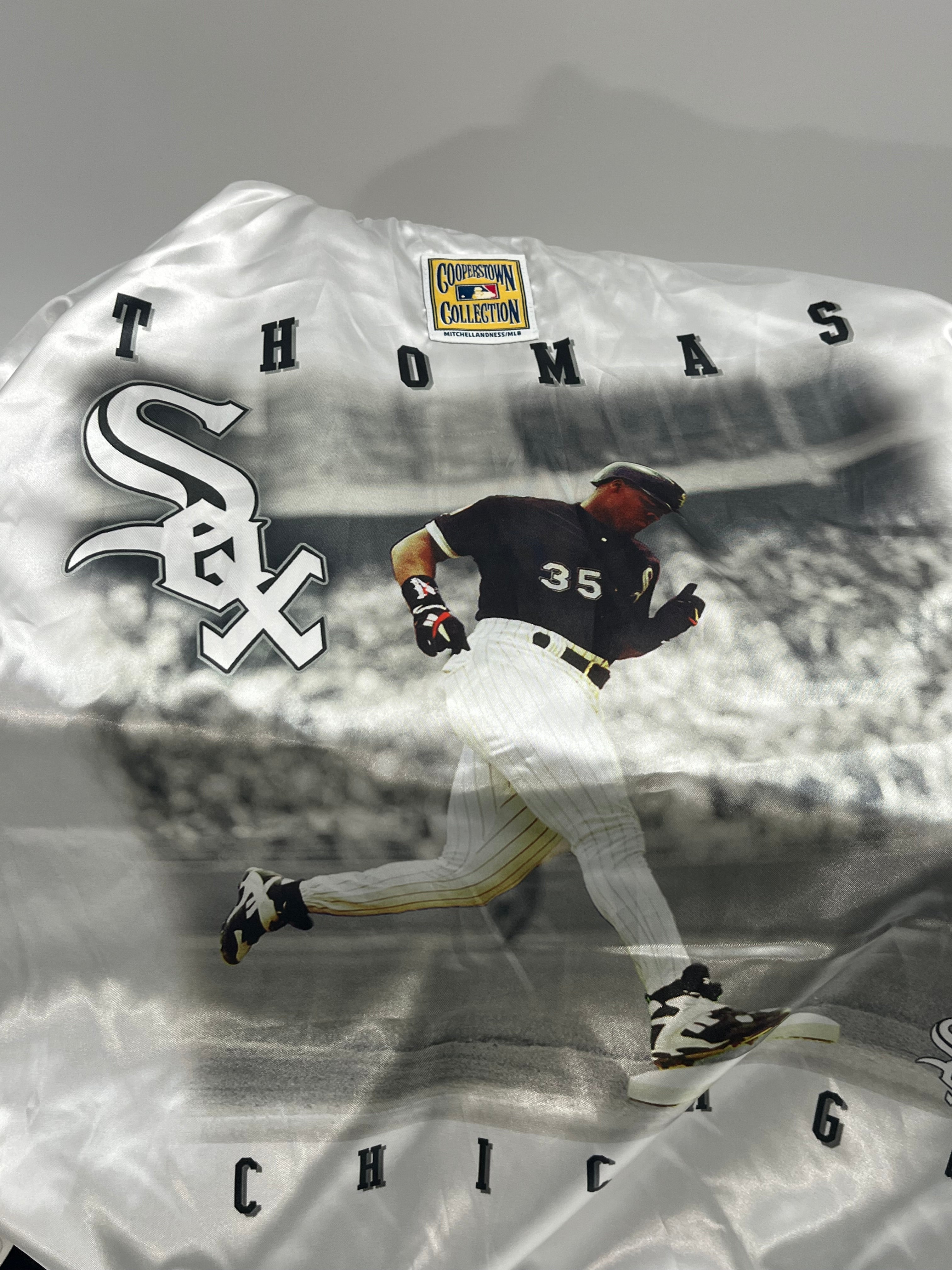 Frank Thomas, MLB Legends Collection Satin Jacket - Chicago White sox