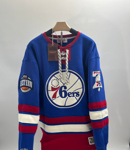 NBA Heritage Lace up Crew Vintage logo 76ers
