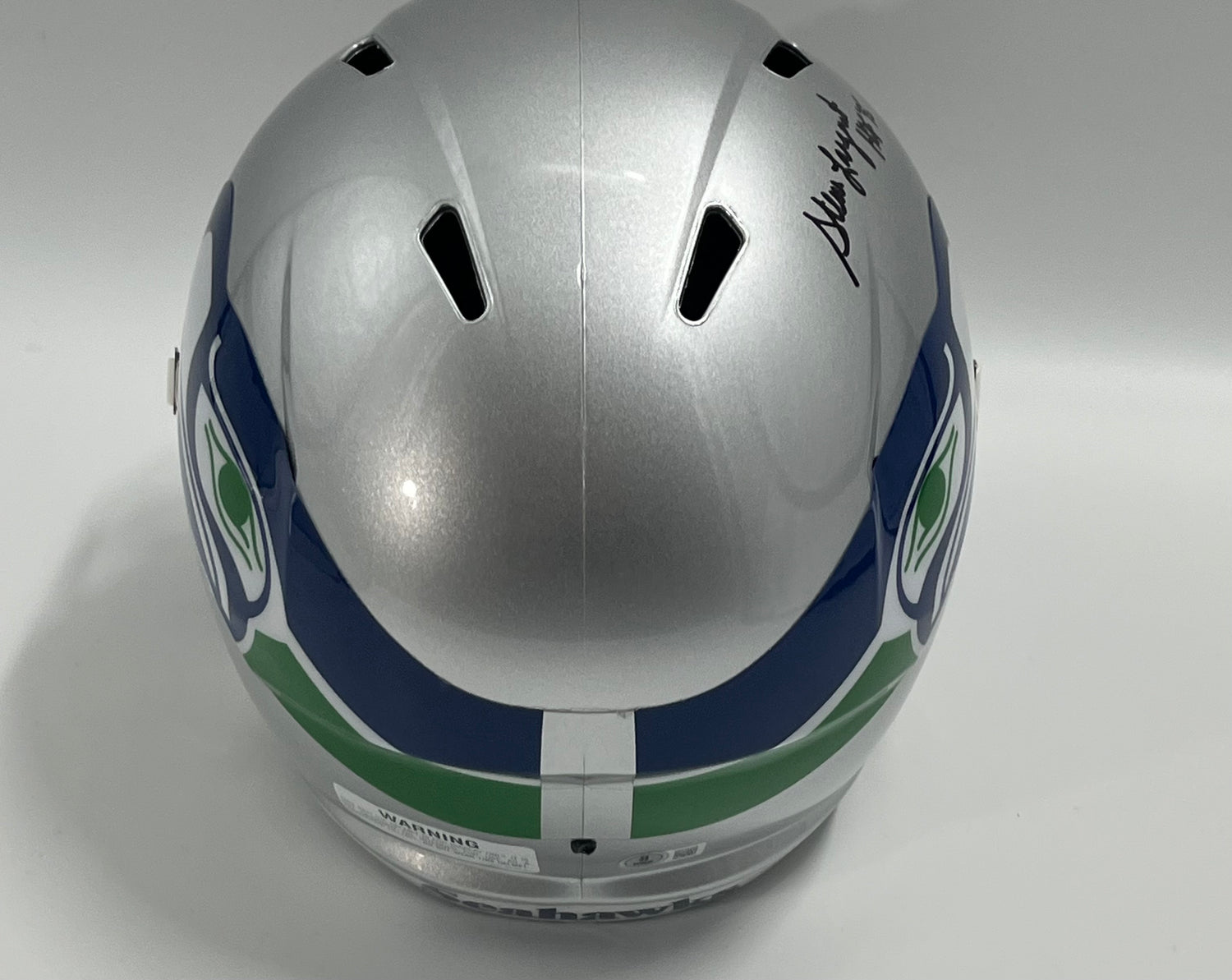 Steve Largent Signed Seahawks FS Speed Helmet Inscr &quot;HOF &