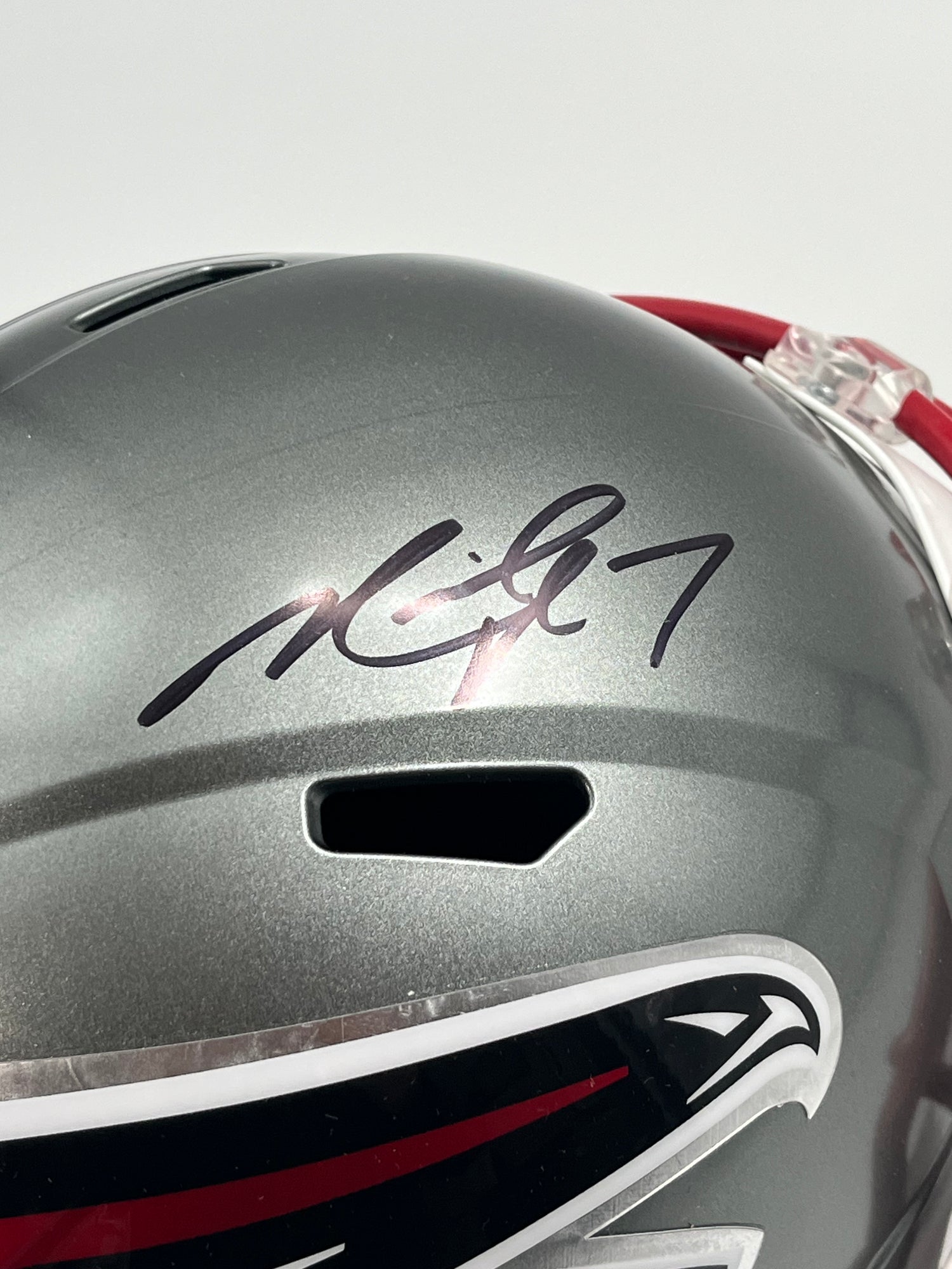 Michael Vick Signed Falcons Full-Size Flash Alternate Speed Helmet (JSA)