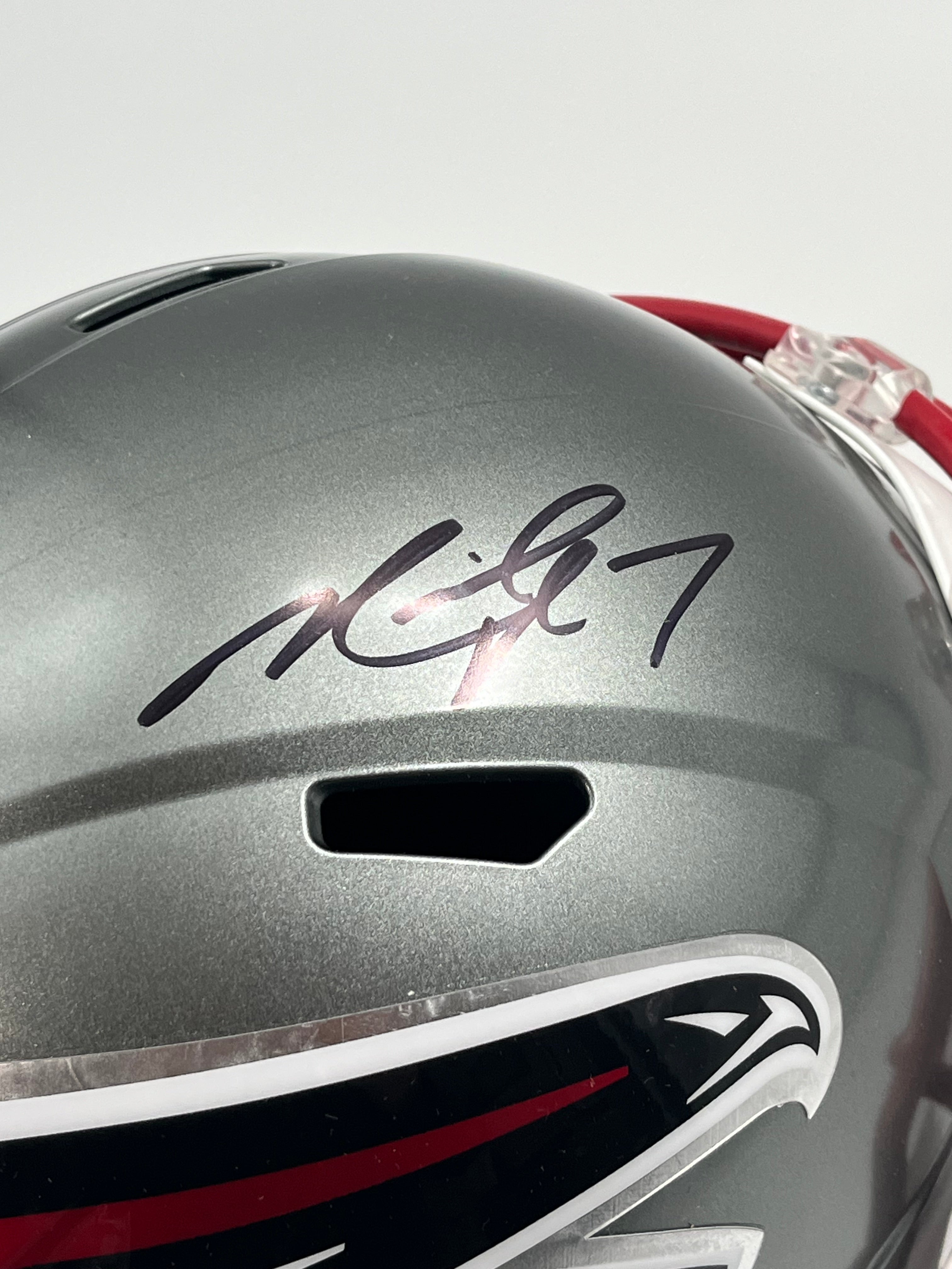 Michael Vick Signed Falcons Full-Size Flash Alternate Speed Helmet (JSA)