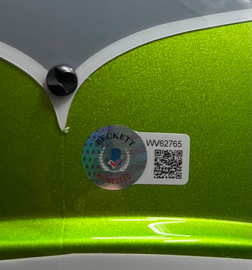 Steve Largent Signed Seahawks FS Flash Atl Spd Helmet Inscr &quot;HOF &