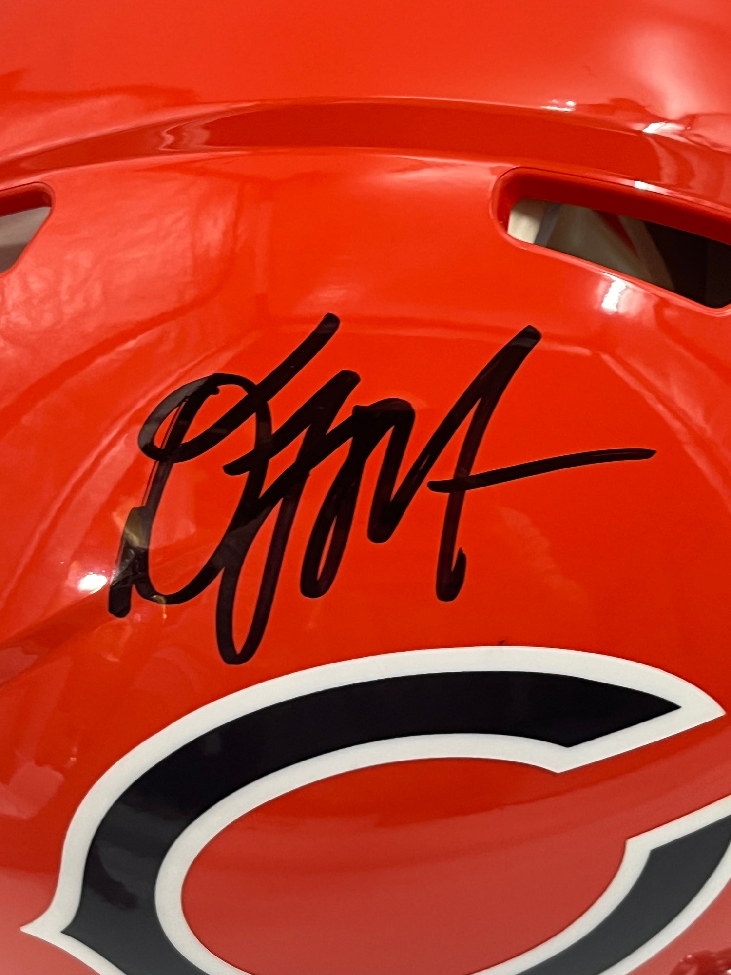 D. J. Moore Signed Bears FS Authentic Speed Helmet with Visor (Beckett)