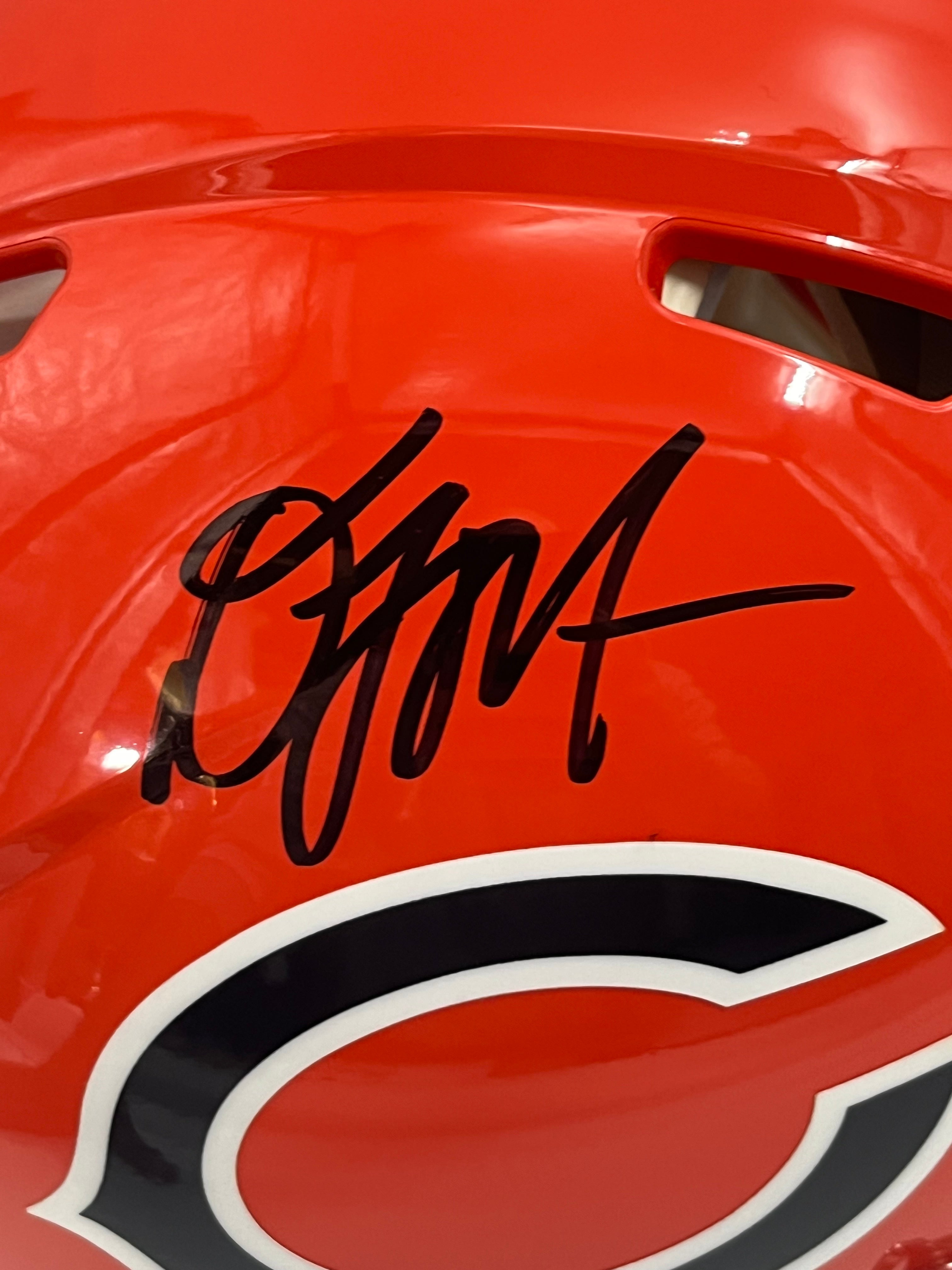 D. J. Moore Signed Bears FS Authentic Speed Helmet with Visor (Beckett)