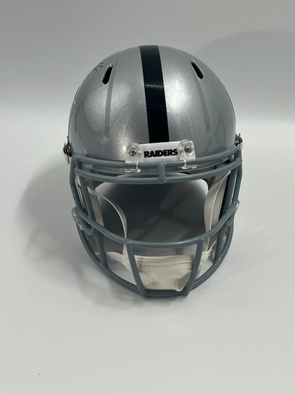Geno Smith Signed Raiders Full-Size Speed Helmet (Beckett)