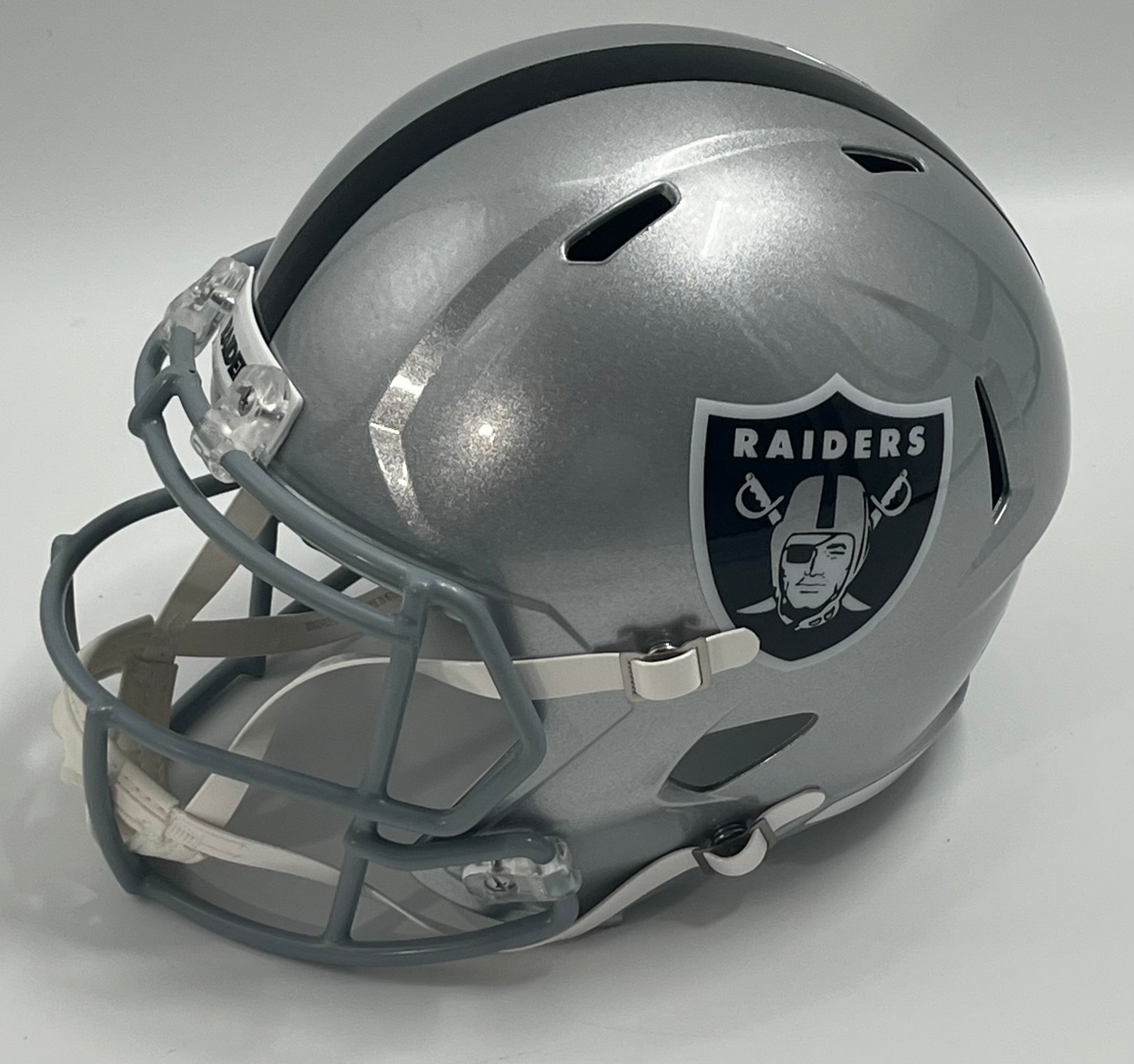 Geno Smith Signed Raiders Full-Size Speed Helmet (Beckett)