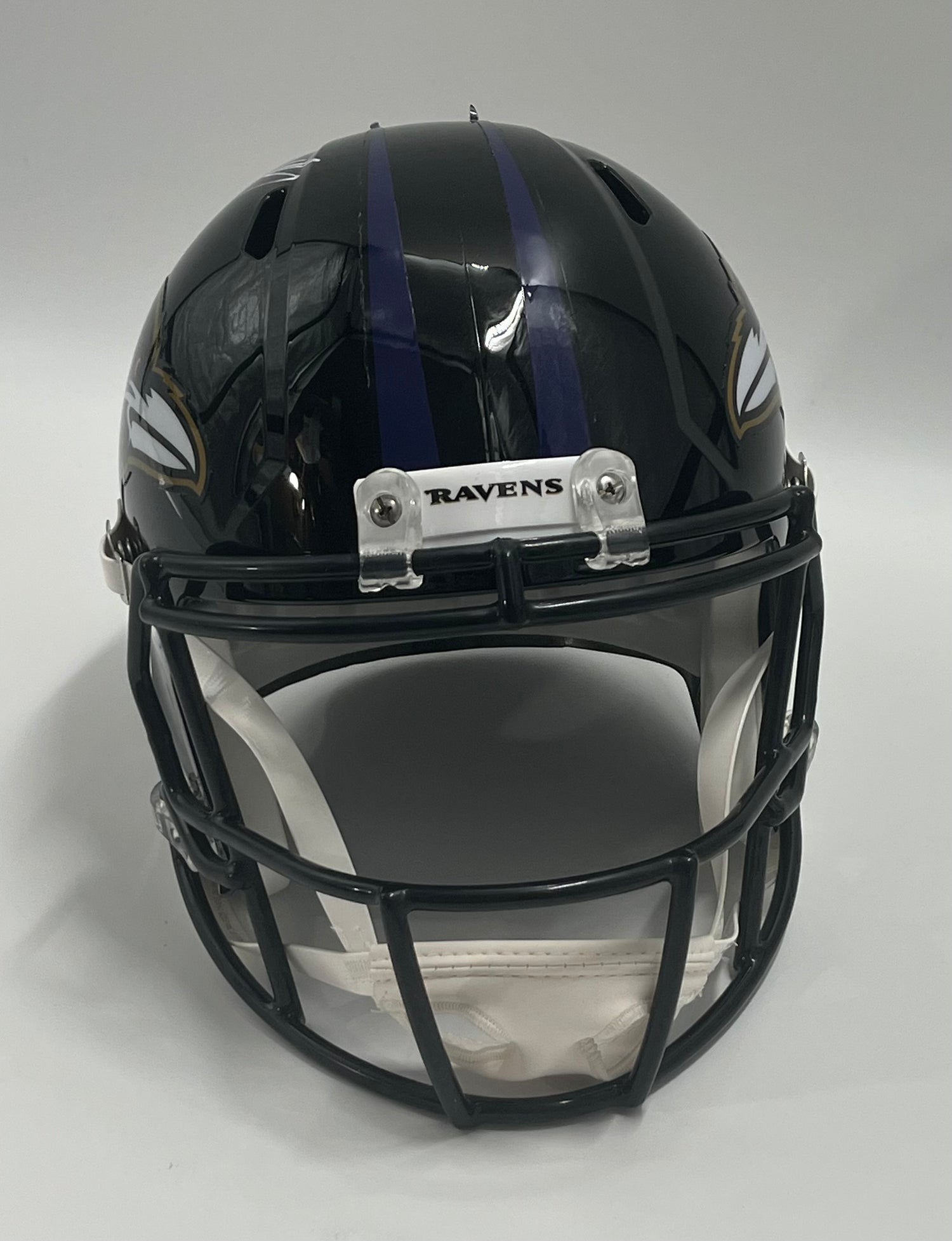 Zay Flowers Signed Ravens Full-Size Speed Helmet (Beckett)