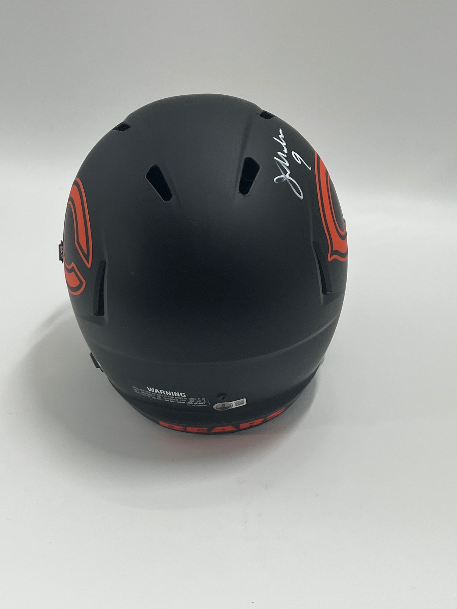 Jim McMahon Signed Bears Full-Size Eclipse Alternate Speed Helmet (Beckett)