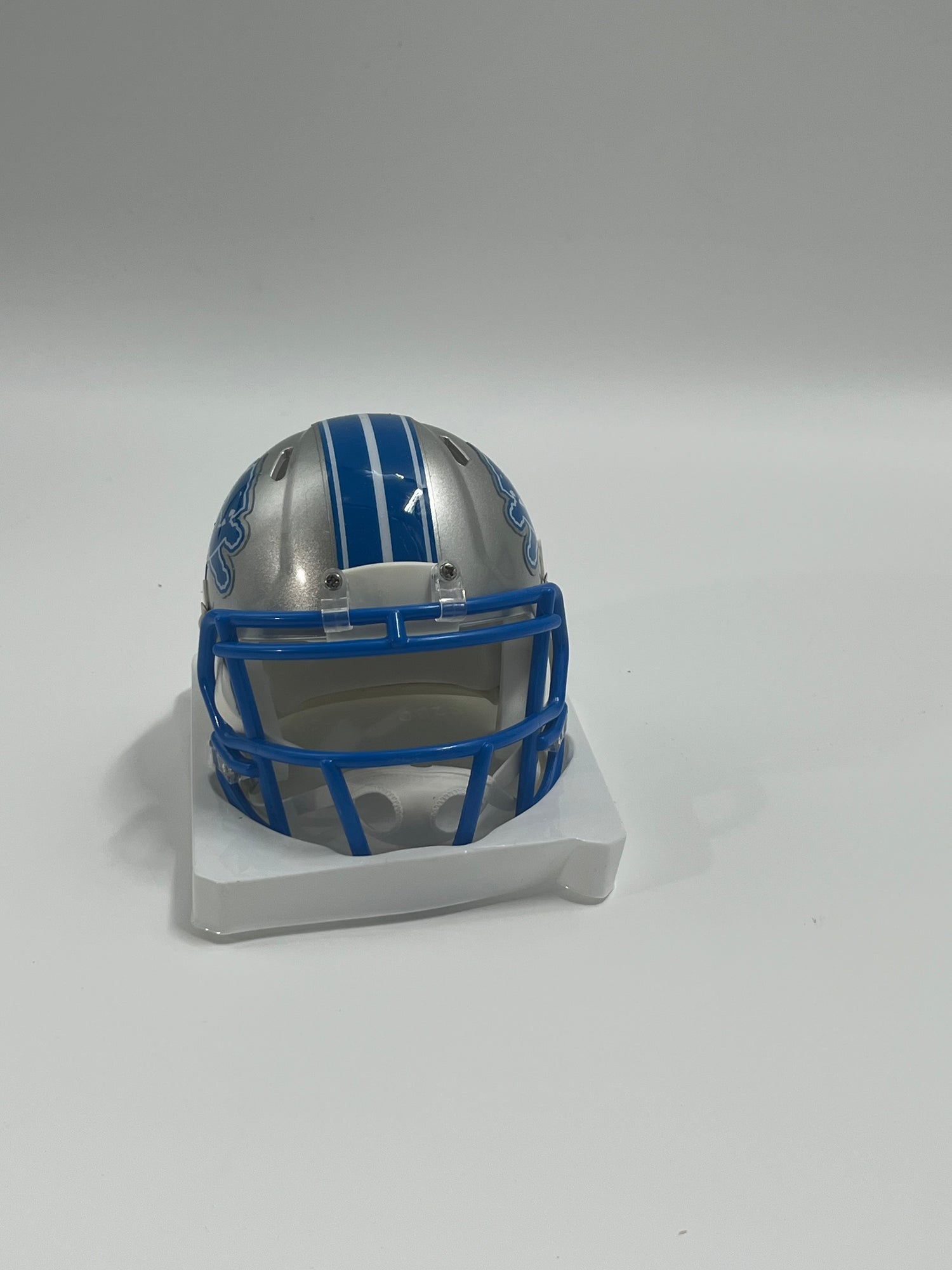 Alex Anzalone Signed Lions Speed Mini Helmet (Beckett)