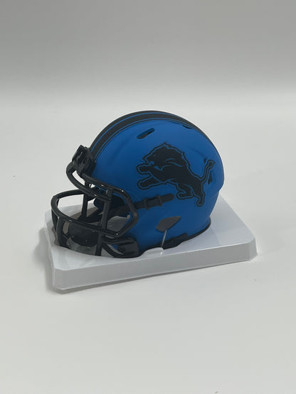 Sam LaPorta Signed Lions Rave Alternate Speed Mini Helmet (Beckett)