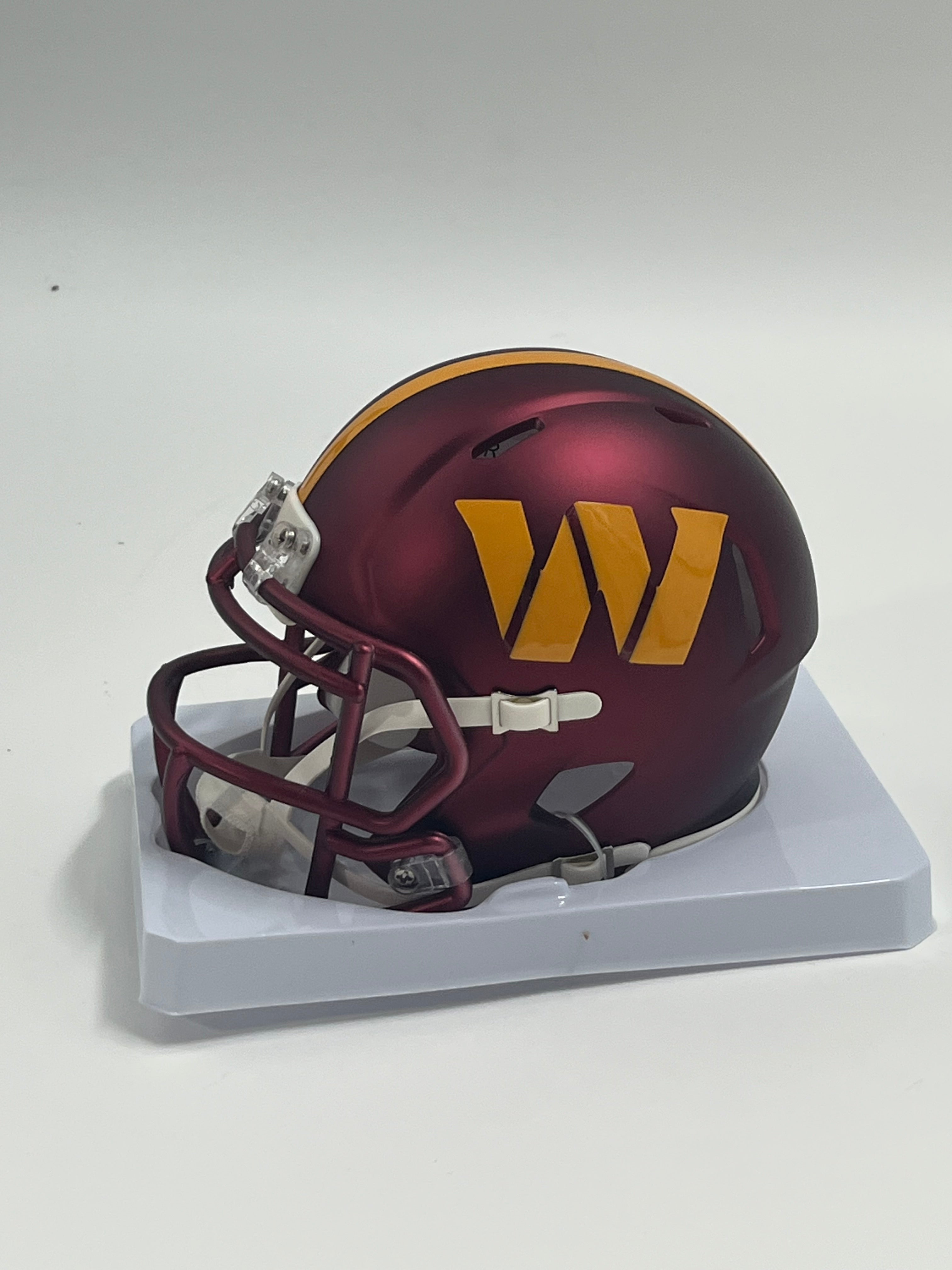 Chris Samuels Signed Commanders Speed Mini Helmet (Beckett)