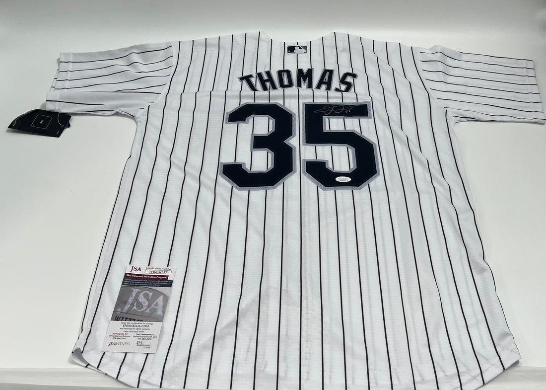 Frank Thomas Signed White Sox Nike Authentic Jersey (JSA)