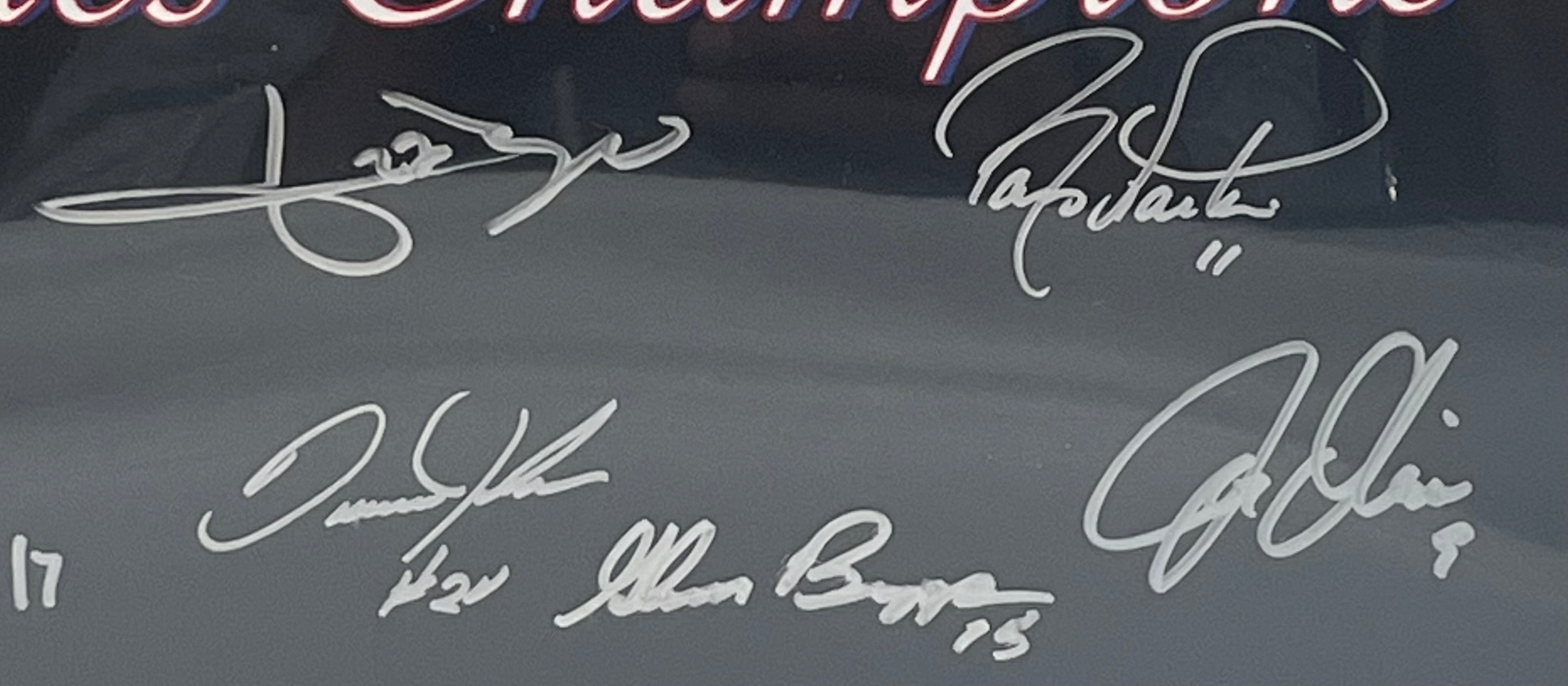 1990 Reds WSC 16x20 Photo Signed By (8) (Beckett)