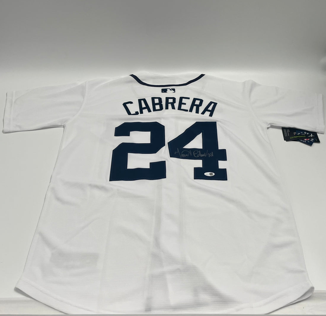 Miguel Cabrera Signed Tigers Nike Authentic Jersey (JSA)