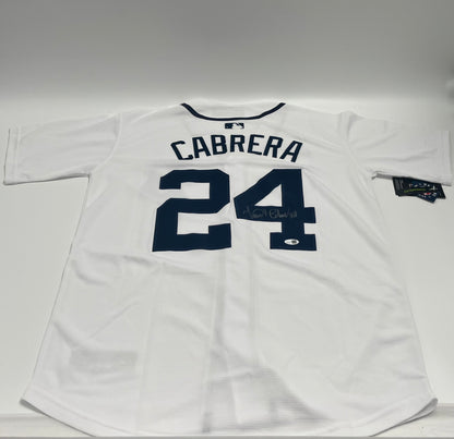 Miguel Cabrera Signed Tigers Nike Authentic Jersey (JSA)