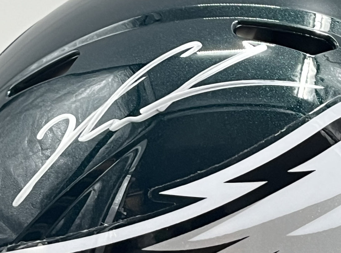 Jalen Carter Signed Eagles Full-Size Authentic On-Field Speed Helmet (Beckett)