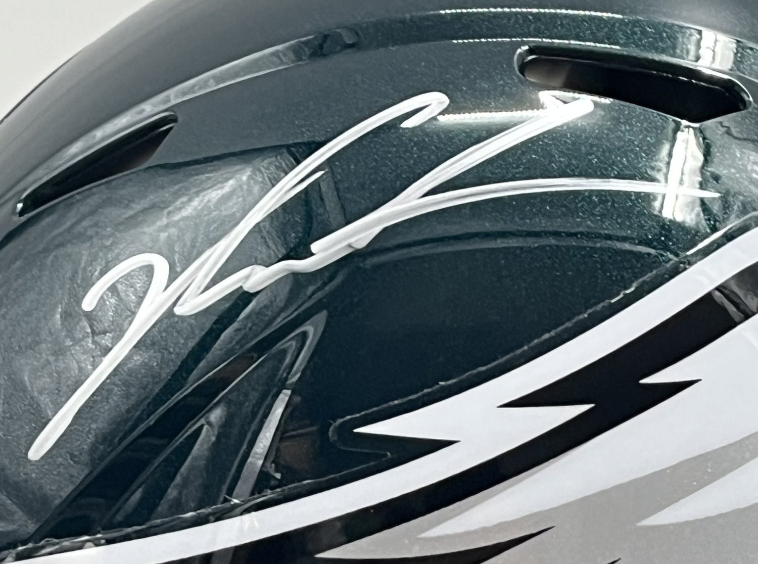 Jalen Carter Signed Eagles Full-Size Authentic On-Field Speed Helmet (Beckett)