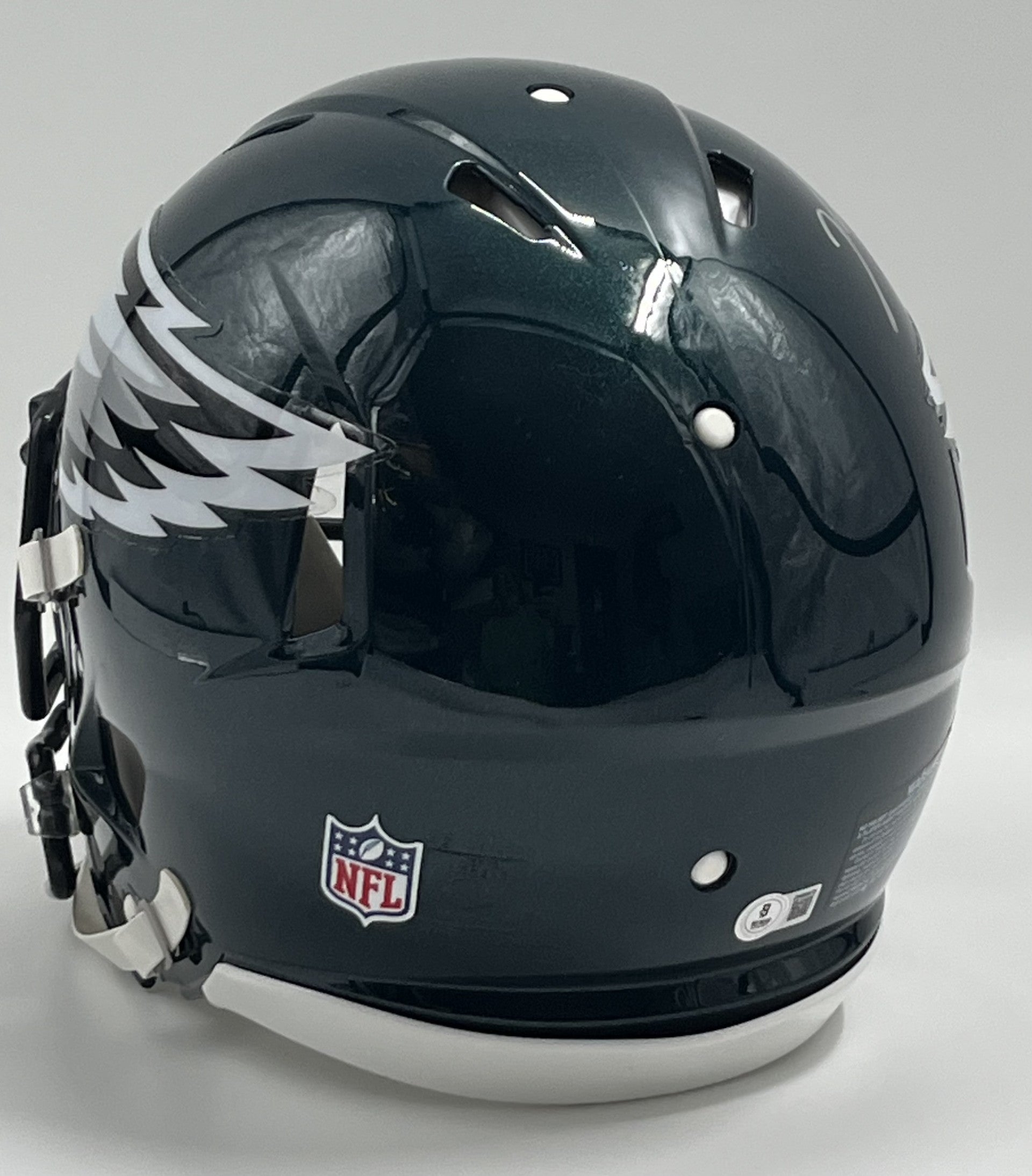 Jalen Carter Signed Eagles Full-Size Authentic On-Field Speed Helmet (Beckett)