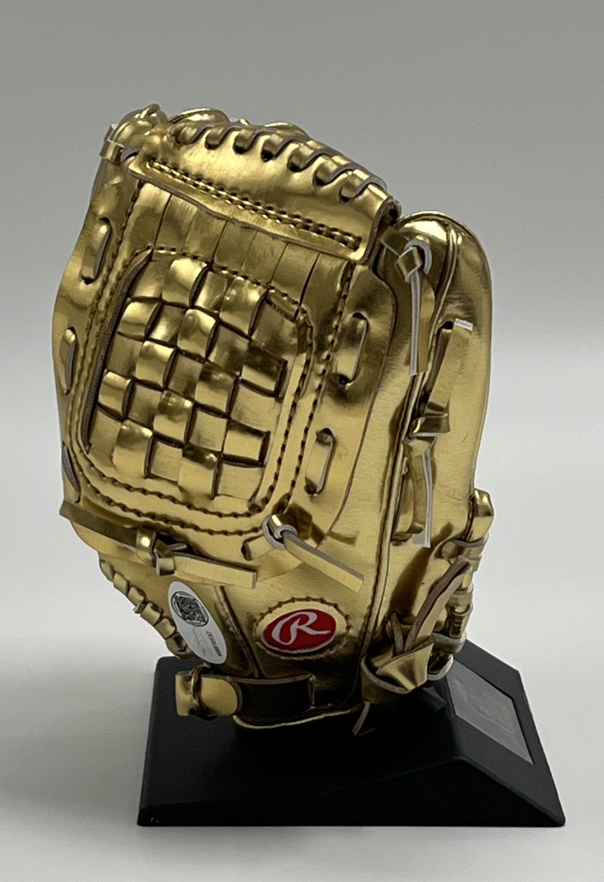 Nolan Arenado Signed Rawlings Mini Golden Glove With Display Stand (JSA)