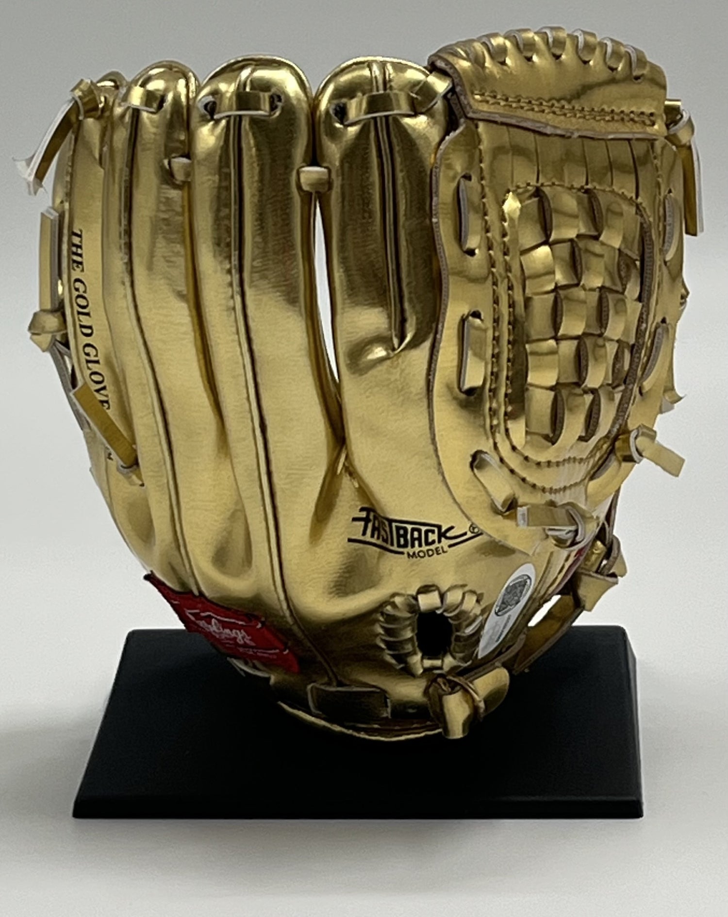Nolan Arenado Signed Rawlings Mini Golden Glove With Display Stand (JSA)