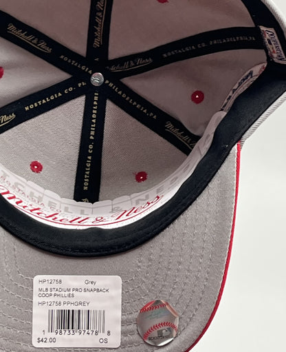 Mitchell &amp; Ness MLB stadium pro snapback coop phillies Hat