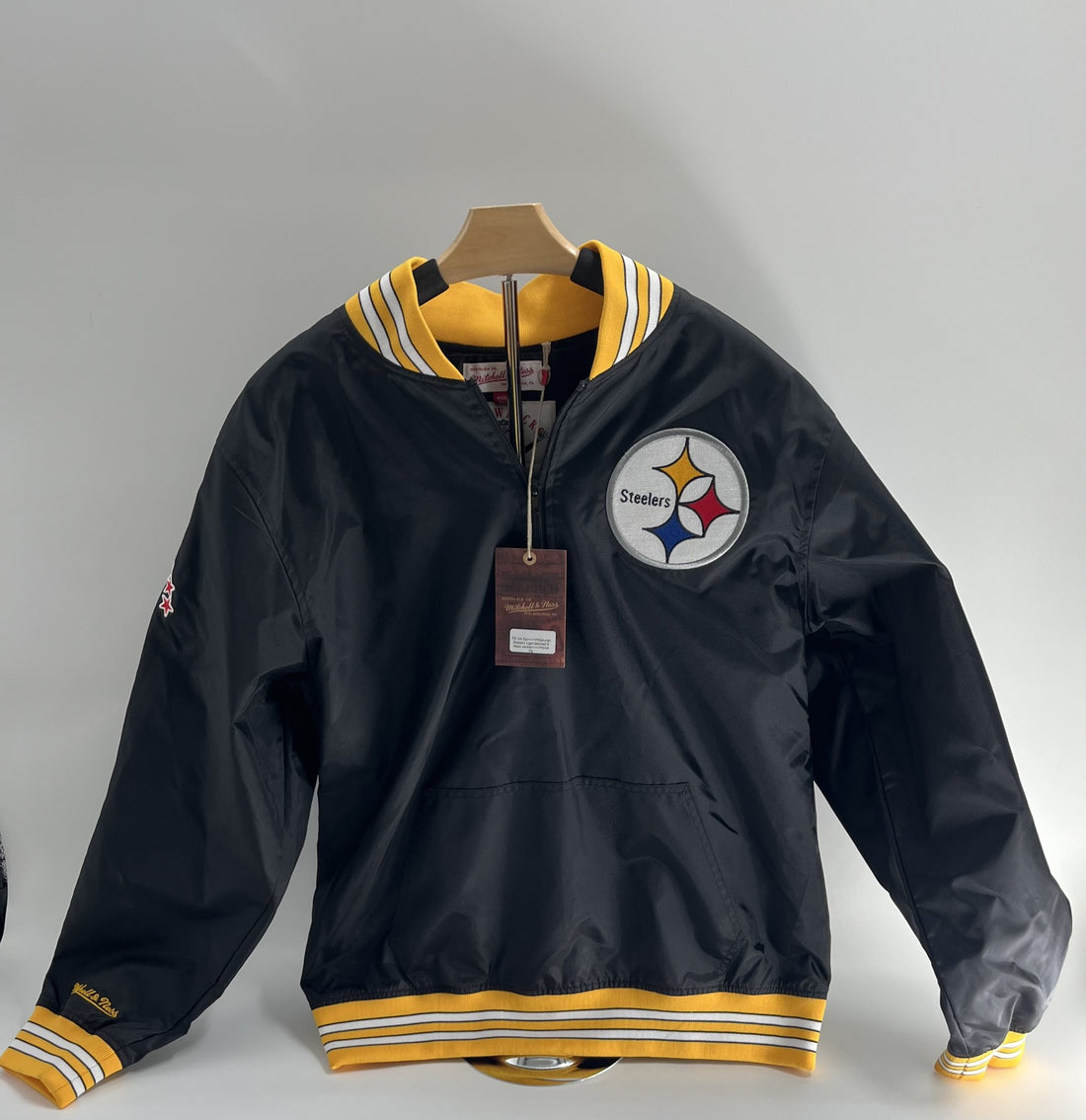 Pittsburgh Steelers Vintage Logo LT. WT. Windbreaker Jacket