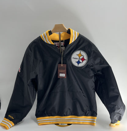 Pittsburgh Steelers Vintage Logo LT. WT. Windbreaker Jacket