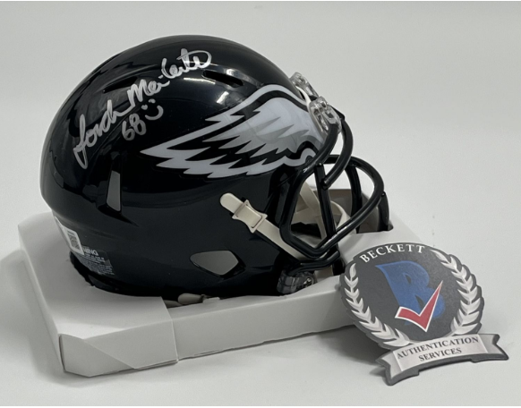 Jordan Mailata Signed Eagles Speed Mini Helmet (Beckett)