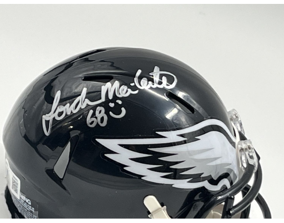 Jordan Mailata Signed Eagles Speed Mini Helmet (Beckett)