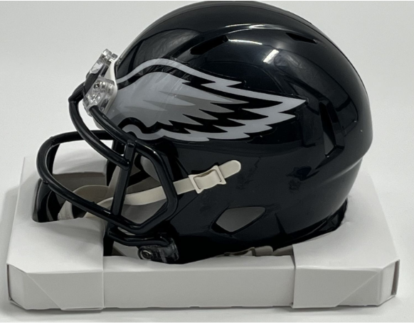 Jordan Mailata Signed Eagles Speed Mini Helmet (Beckett)