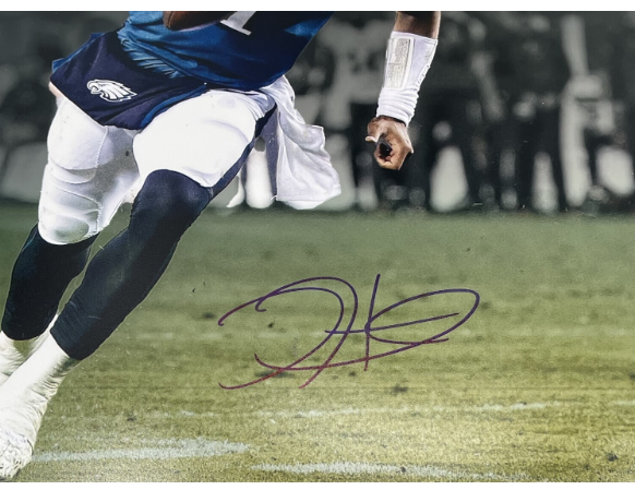 Jalen Hurts Autographed Philadelphia Eagles 16x20 Photo (JSA)