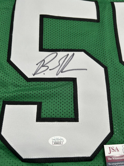 Brandon Graham Signed Custom Kelly Green Jersey (JSA)
