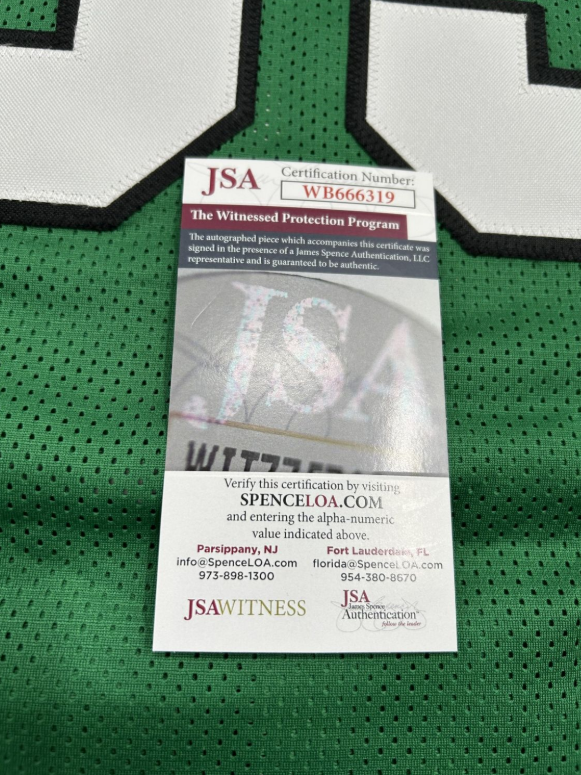 Brandon Graham Signed Custom Kelly Green Jersey (JSA)