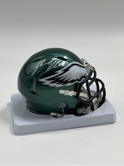 Jason Kelce Signed Philadelphia Eagles Mini Speed Helmet (PSA)