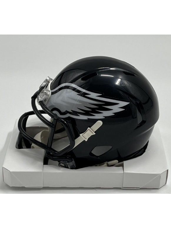 Jason Kelce Signed Philadelphia Eagles (Black) Mini Speed Helmet (PSA)