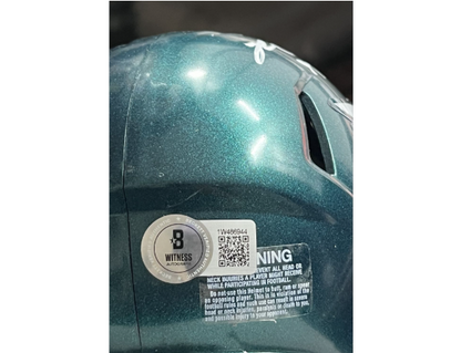 Brent Celek Signed Eagles Speed Mini Helmet (Beckett)