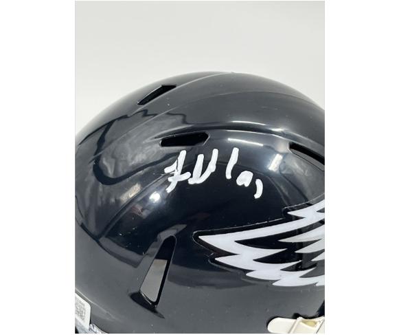 Fletcher Cox Signed Eagles Speed Mini Helmet (Beckett Hologram)