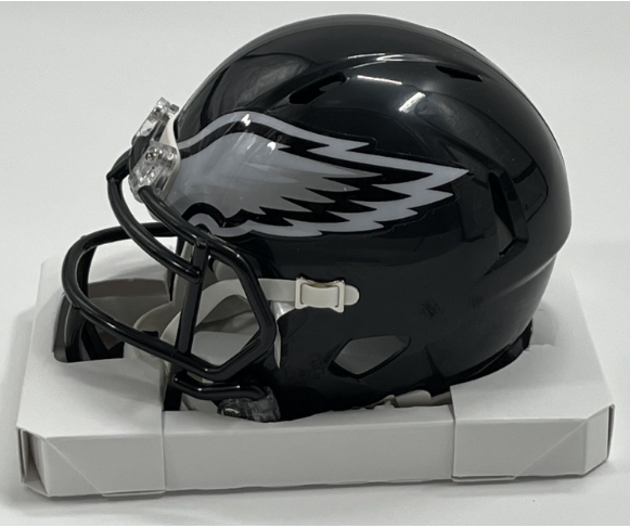 Fletcher Cox Signed Eagles Speed Mini Helmet (Beckett Hologram)