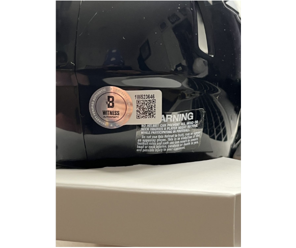 Fletcher Cox Signed Eagles Speed Mini Helmet (Beckett Hologram)