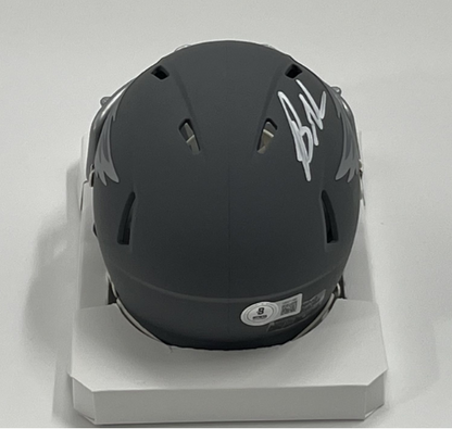 Brandon Graham Signed Eagles Slate Alternate Speed Mini Helmet (Beckett)