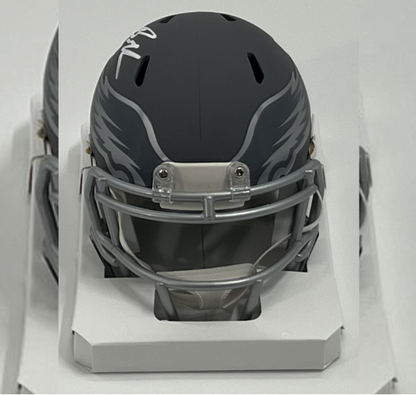 Brandon Graham Signed Eagles Slate Alternate Speed Mini Helmet (Beckett)