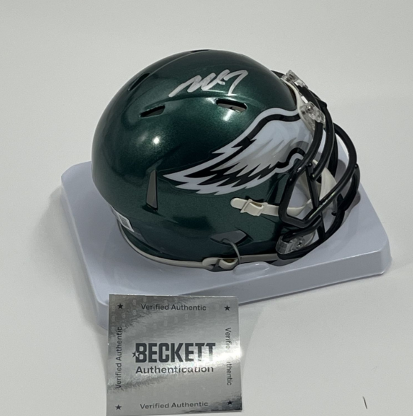 Michael Vick Signed Eagles Speed Mini Helmet (Beckett)