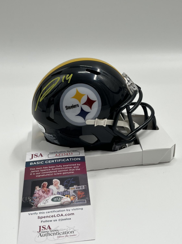 George Pickens Signed Steelers Speed Mini Helmet (JSA)